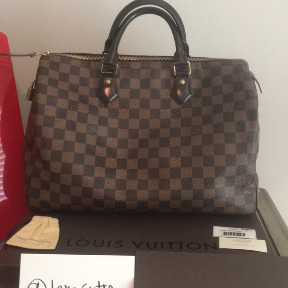 SOLD. Louis Vuitton Speedy 35 - Picture 2 of 7